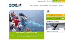 Desktop Screenshot of legendcharters.net.au